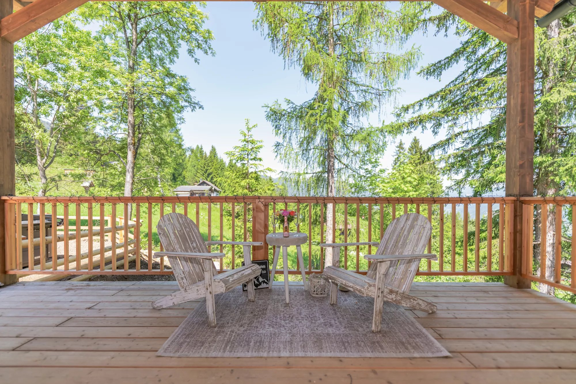 traumhafte Terrasse mit Blick in die Natur - Verditz, Almchalet Nina traumhafte Terrasse mit Blick in die Natur - Verditz, Almchalet Nina