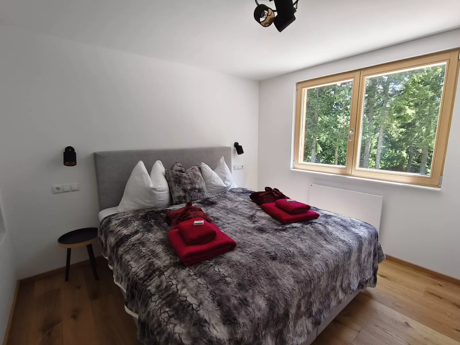 Blick in das Schlafzimmer Blick in das Schlafzimmer